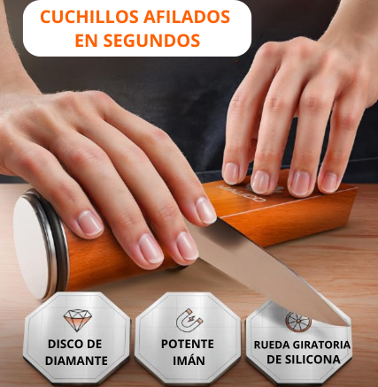 Afilador de cuchillos magnético