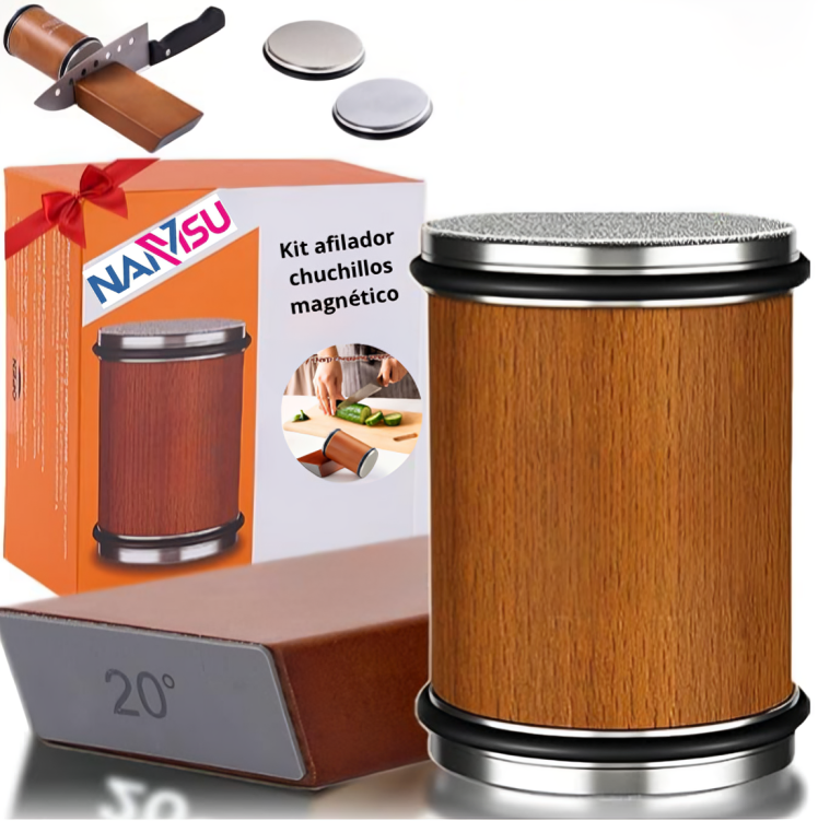 Afilador de cuchillos magnético