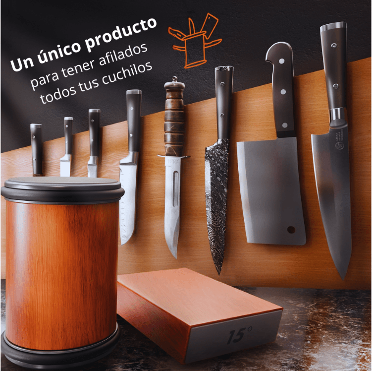 Afilador magnético 2 en 1