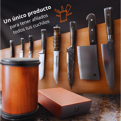 Afilador de cuchillos magnético