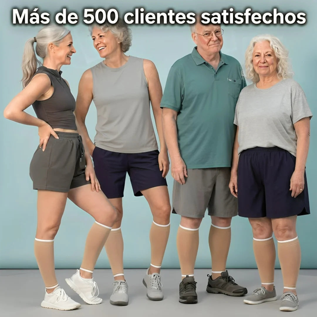 Media de compresión transpirables