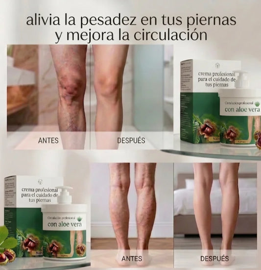 Crema profesional para piernas